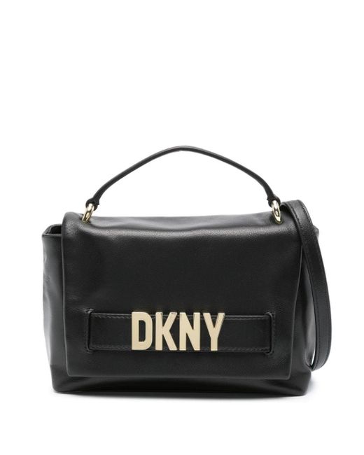 DKNY Black Pilar Leather Cross Body Bag