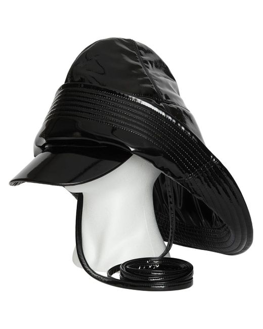Burberry Synthetic Logo Print Rain Hat 