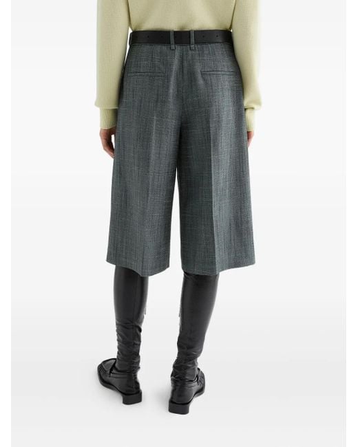 Jil Sander Gray Tailored Shorts