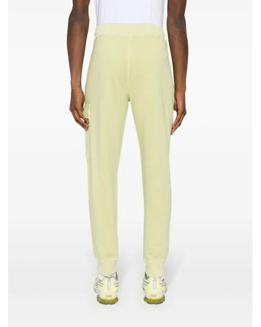 C P Company Yellow Lens-Detailed Cotton Track Pants for men
