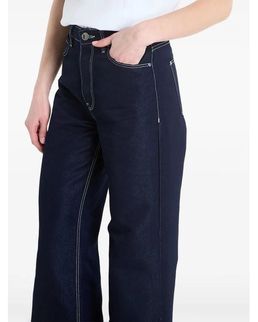 Guess Blue Turn-Up Cuff Jeans