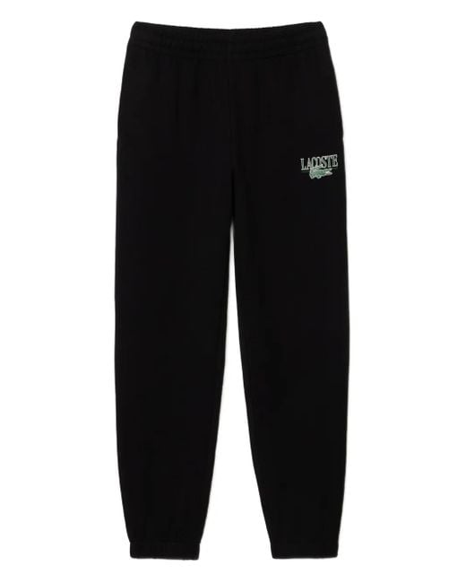 Lacoste Trainingsbroek Met Geborduurd Logo in het Black
