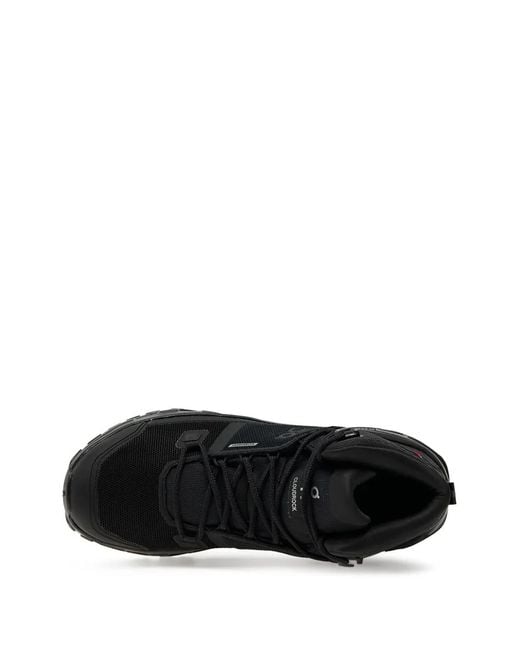 On Shoes Black Logo-Print Sneakers