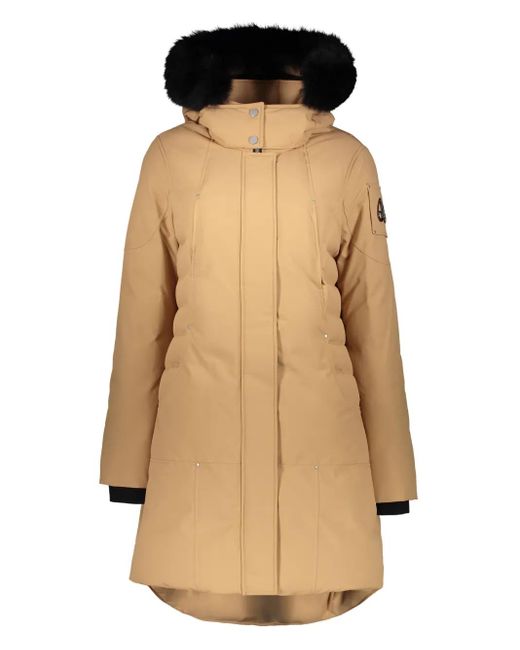 Parka Cloud Con Cappuccio di Moose Knuckles in Natural