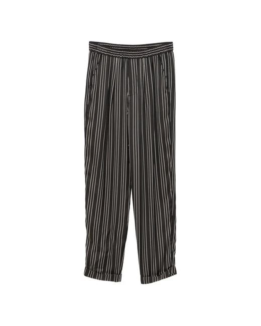 Tom Ford Gray Pantalon À Rayures