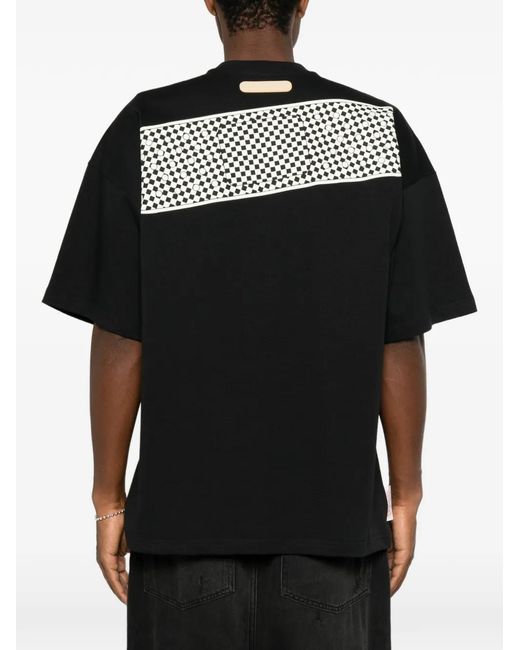 PDF Black T-Shirt À Imprimé Graphique for men