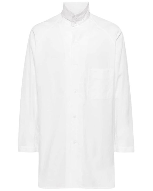 Camicia con maniche raglan di Yohji Yamamoto in White da Uomo