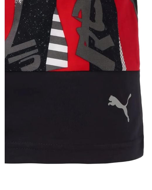 PUMA Red X New York Bull Racing Printed T-Shirt for men