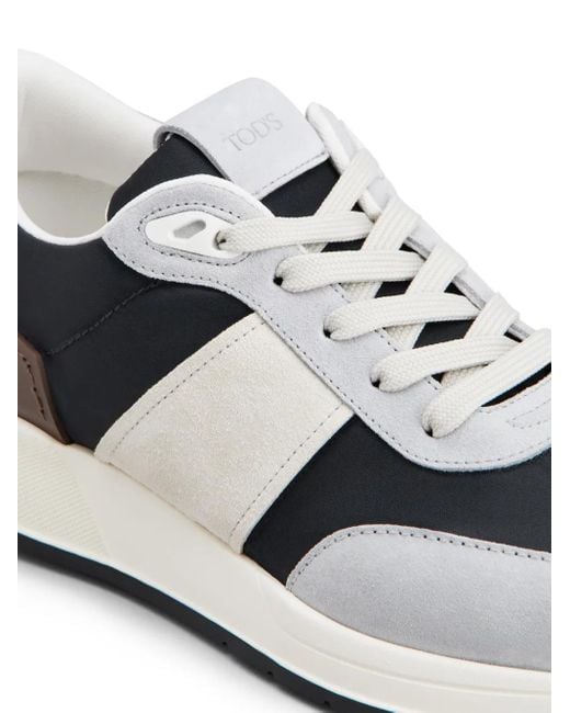 Tod's Sneakers Met Suède Vlak in het White voor heren