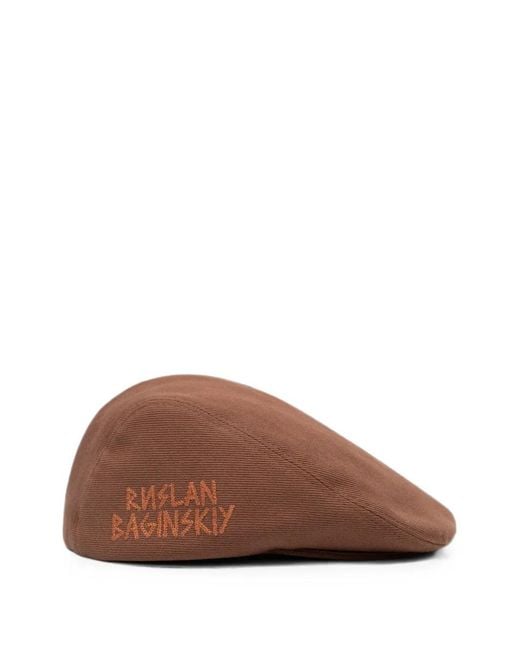 Ruslan Baginskiy Brown Ivy Logo-Embroidered Cap