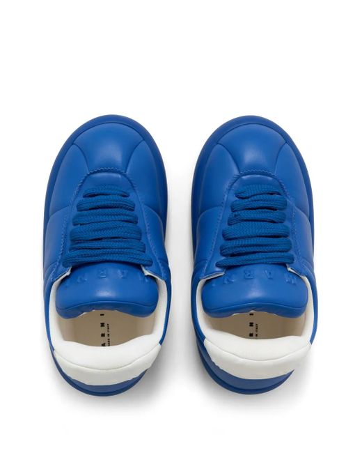 Marni Blue Bigfoot 2.0 Padded Leather Sneakers for men