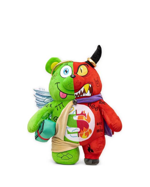 Sprayground White Make Moneybear Backpack