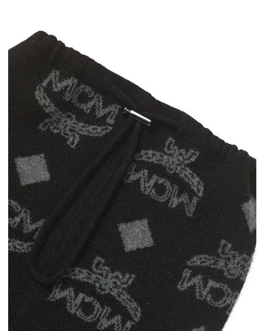 MCM Black Logo-Patch Neck Warmer