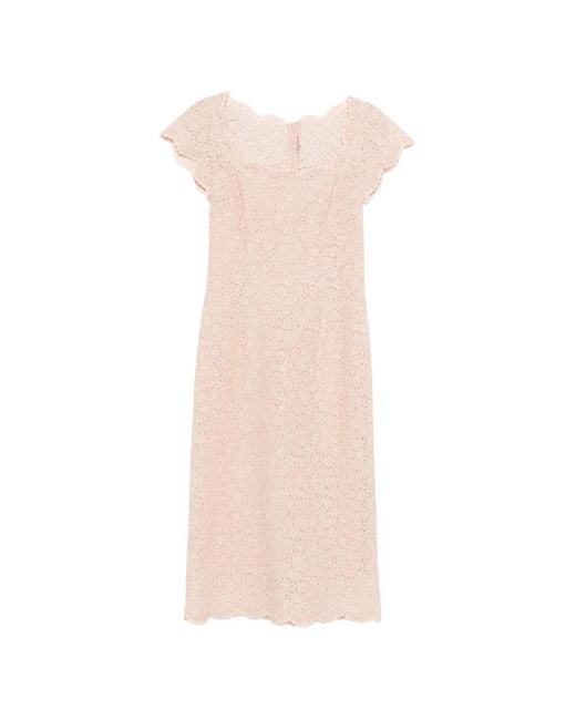 Ermanno Scervino Cotton Polyester Viscose Dress in White | Lyst Canada Ermanno Scervino Cotton Polyester Viscose Dress in White | Lyst Canada