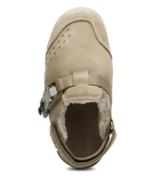 Axel Arigato Natural Suede Mules