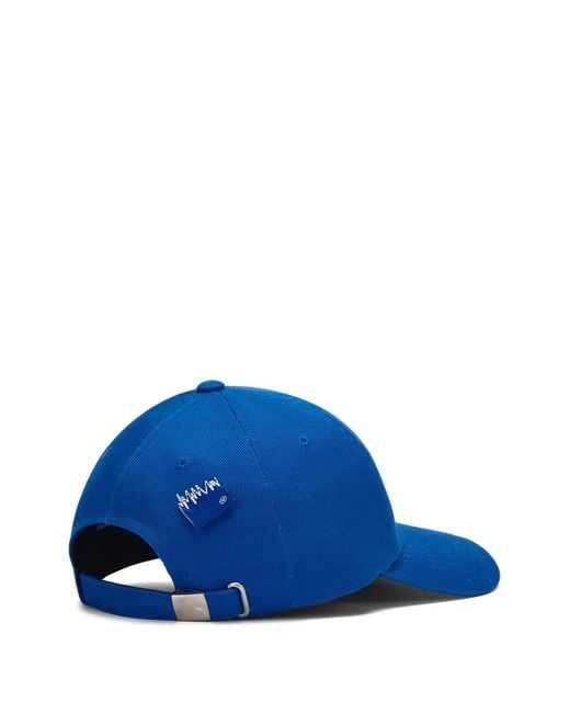 Adererror Blue Logo-Patch Hat