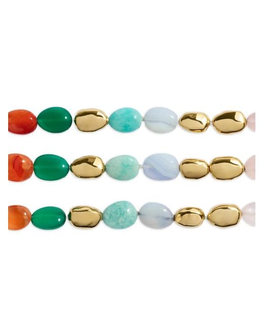 Monica Vinader Blue Rio Beaded Bracelet