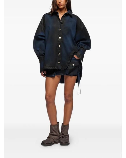 The Attico Blue Diana Jacket