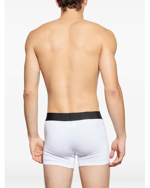 DSquared² White Logo-Band Boxers for men