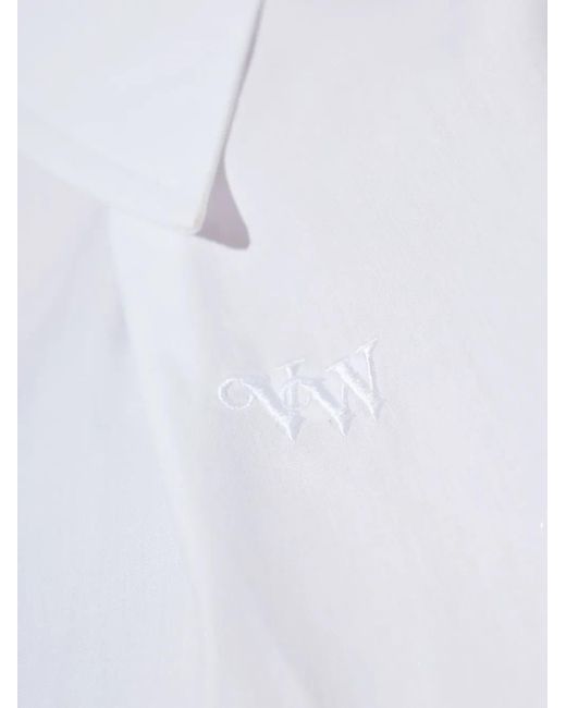 Camicia Con Ricamo di Vivienne Westwood in White