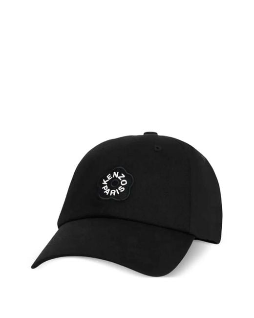 KENZO Black Casquette for men