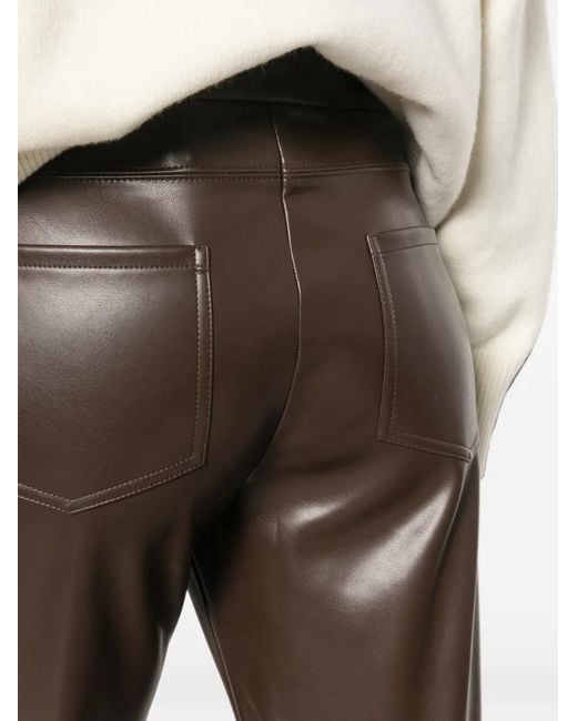 Max Mara Gray Seam-Detail Trousers