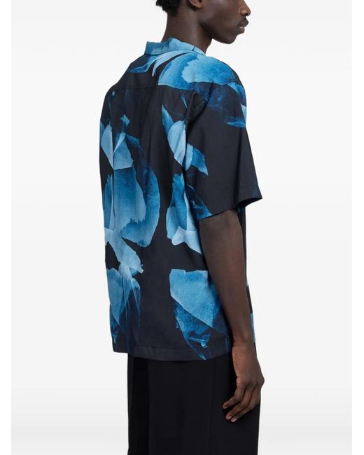 Minimum Kurzärmeliges Rhodes Hemd in Blue für Herren