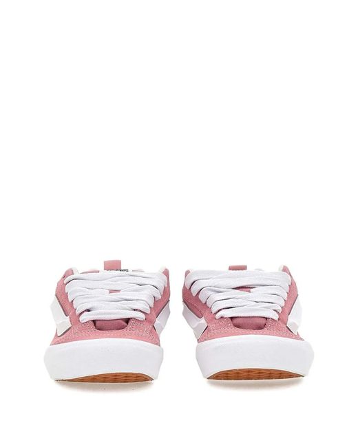 Vans Pink Knu Skool Sneakers