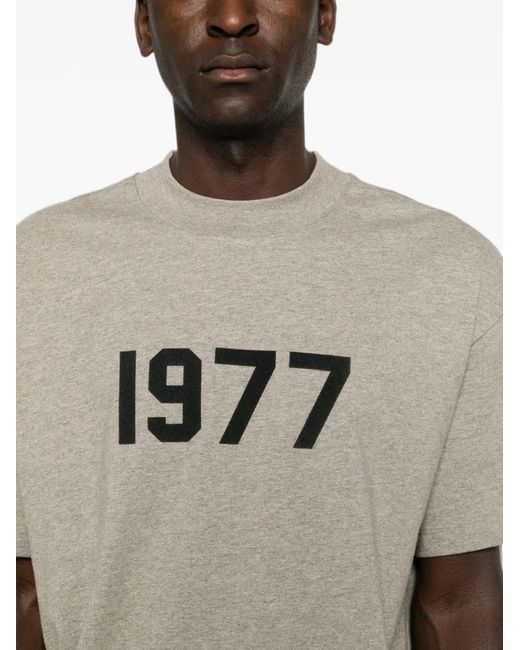 Fear Of God Gray Short-Sleeves T-Shirt for men