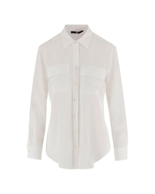 F.it White Flap-Pocket Buttoned Shirt