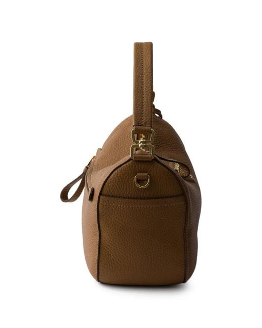 Borsa A Spalla di Prada in Brown