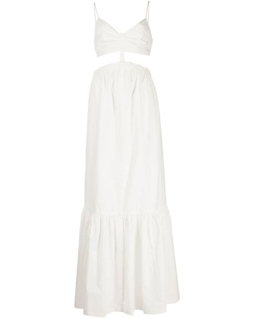 Jonathan Simkhai Kennedi Cut-out Dress in White - Lyst