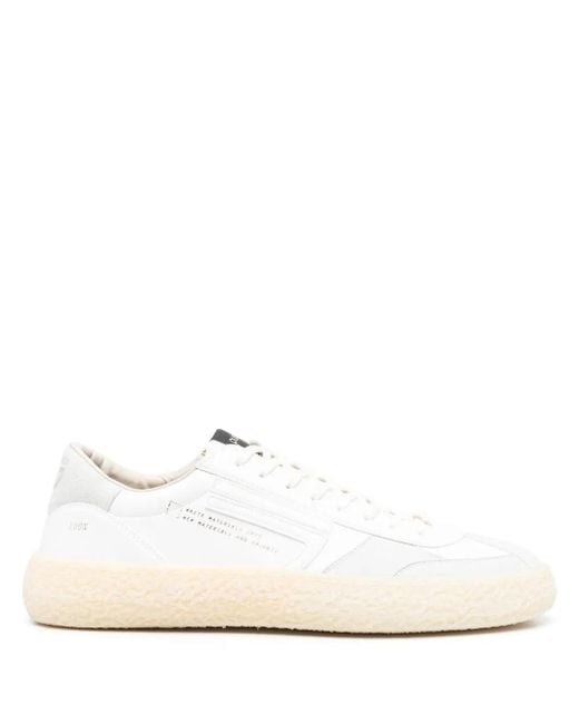 PURAAI White Classic Low-Top Sneakers for men