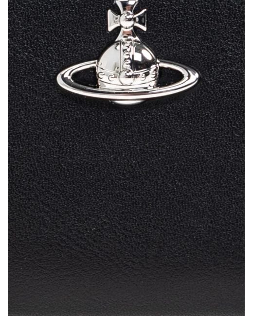 Vivienne Westwood Black Orb Zip Wallet