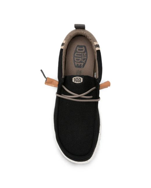 HeyDude White Wally Shoes for men