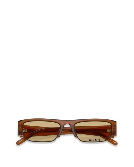 Miu Miu Metallic Vedette Sunglasses
