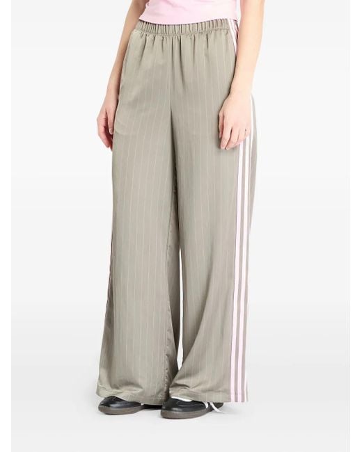 Adidas Gray Pinstripe Trousers