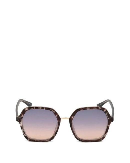 GUESS EYEWEAR Pink Geometric-Frame Sunglasses