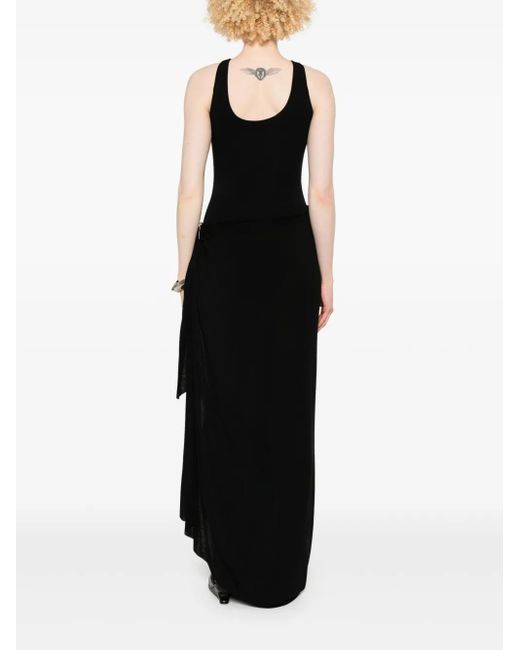 MANURI Black Rita Asymmetric Dress