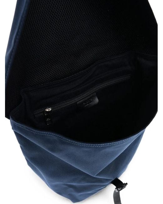 Neil Barrett Blue City Flap Backpack for men