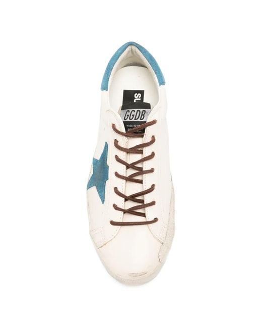 Golden Goose Deluxe Brand White Super-Star Trainers for men