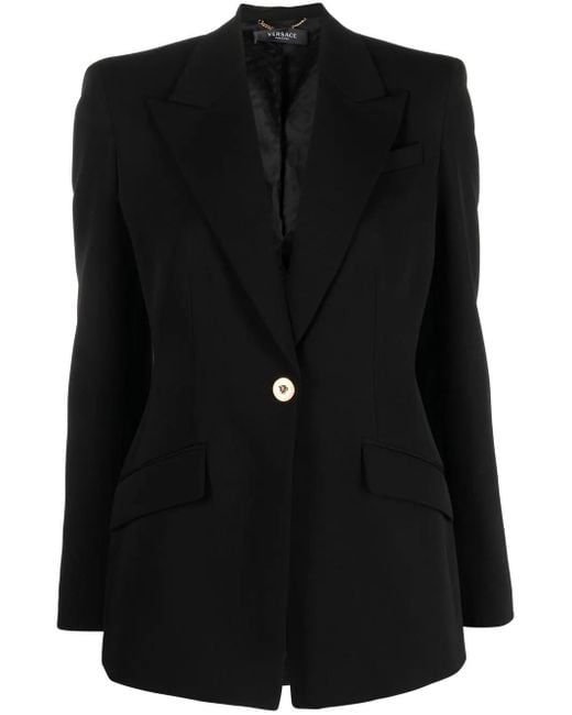 Versace シングルジャケット Black
