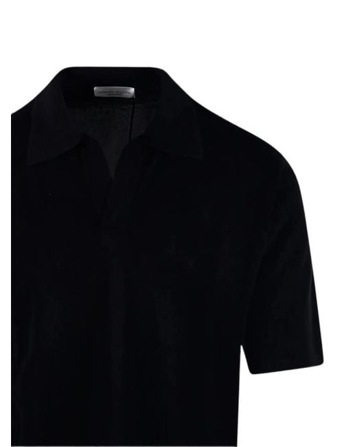 Roberto Collina Black Short-Sleeve T-Shirt for men