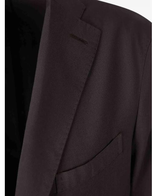 Boglioli Black Single-Breasted Notch-Lapel Jacket for men