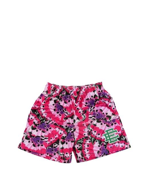 Eric Emanuel Red Short À Imprimé Graphique for men