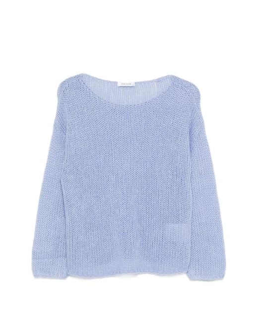 Philo-Sofie Cashmere Blue Ribbed-Knit Sweater