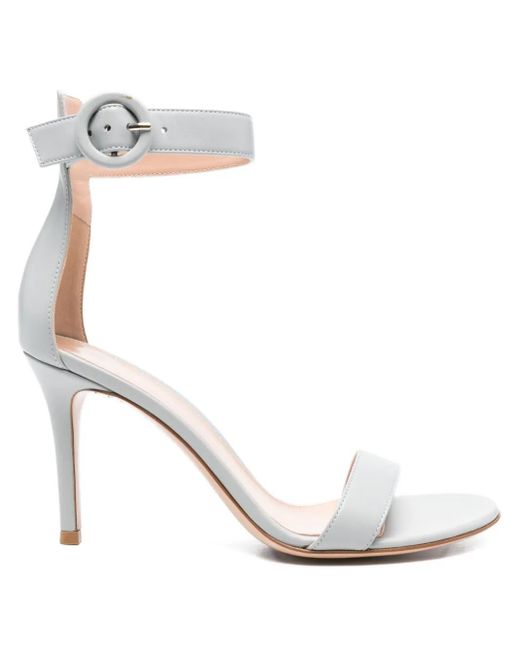 Gianvito Rossi White 85Mm Portofino Sandals