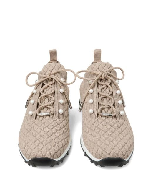 Jimmy Choo White Veles Sneakers
