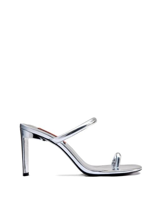 Simon Miller White Pipe Metallic Sandals