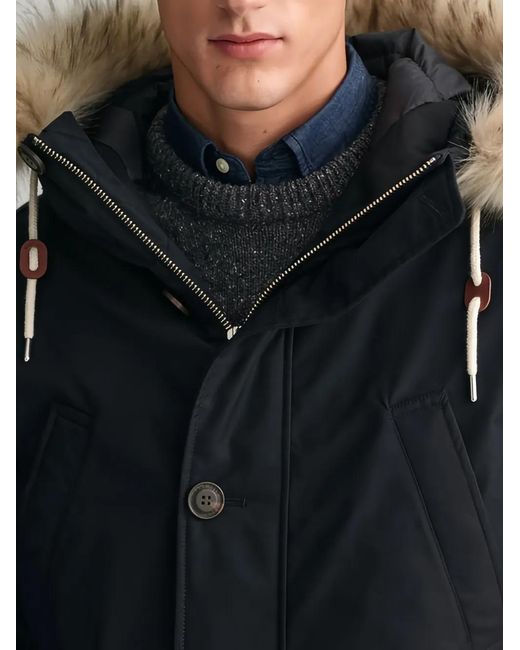 Gant Black Hooded Jacket for men